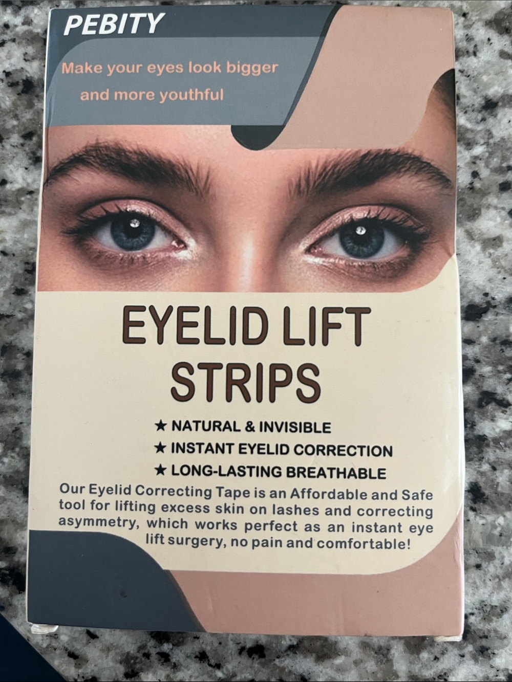 Pebity Eyelid Lift Strips - Beige/Nude